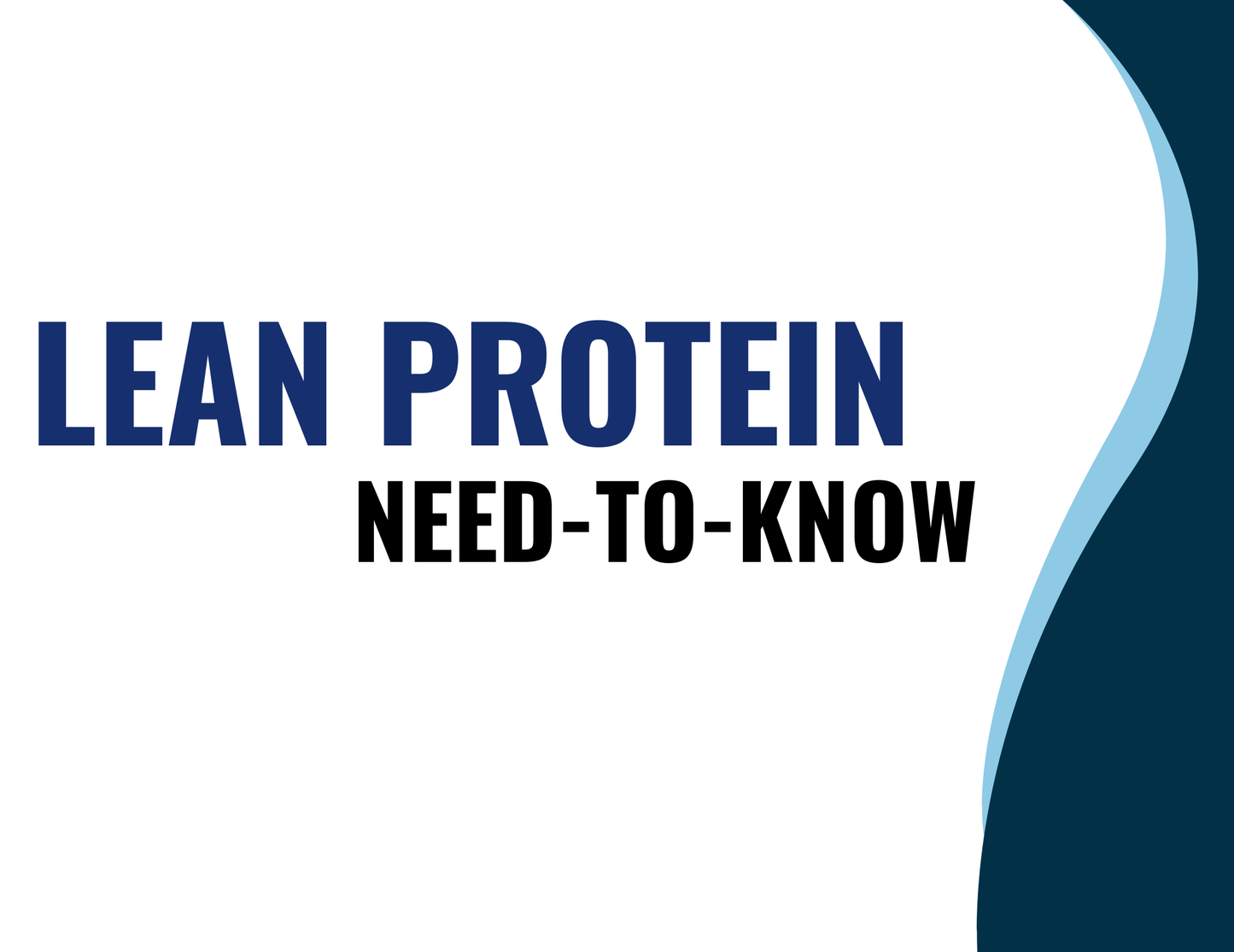 Lean Protein Made Simple: A Practical Guide to Smarter Choices